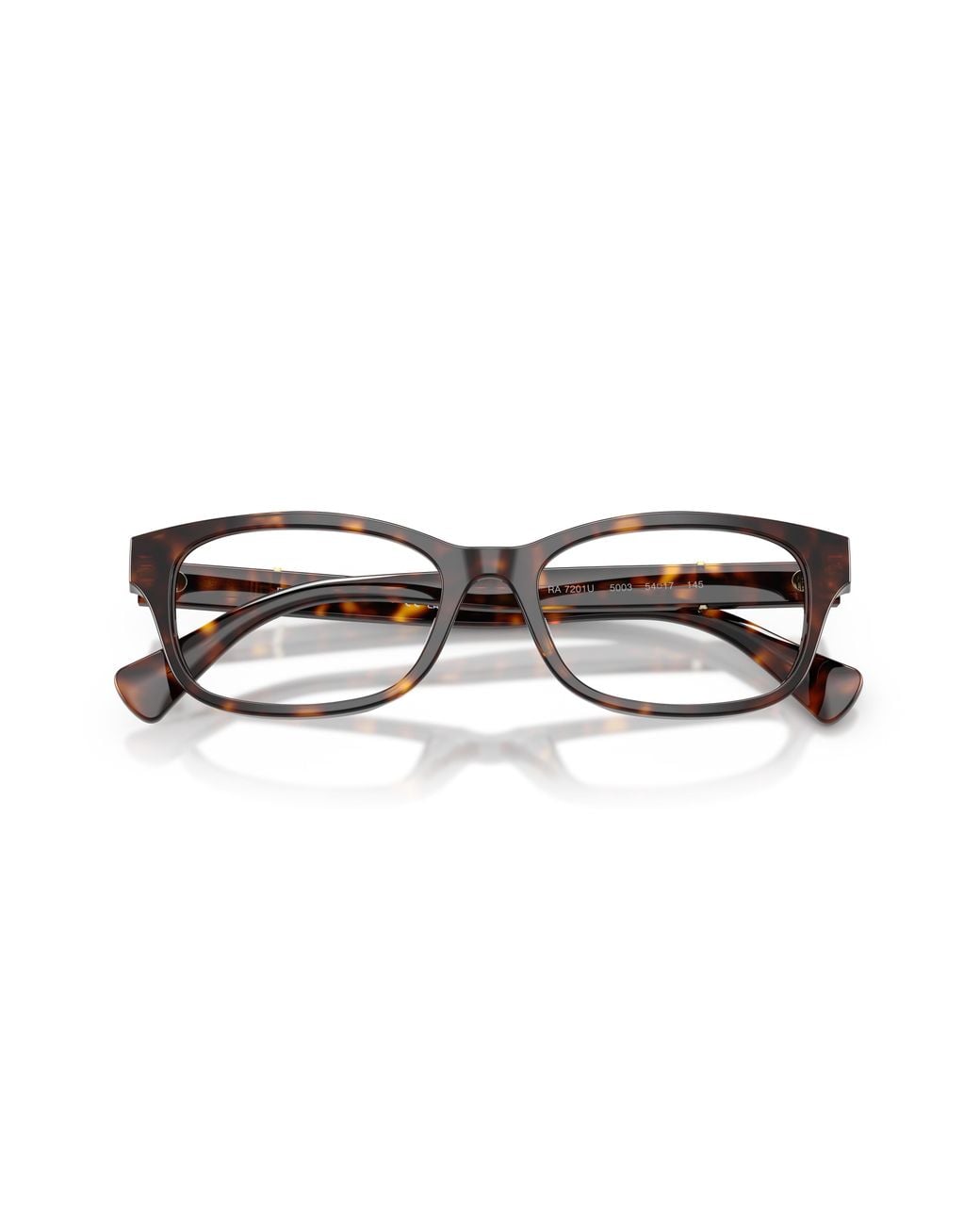 Ralph Lauren Black Ra7201U 5003 Optical Frames Acetate Transparent Squared Normal
