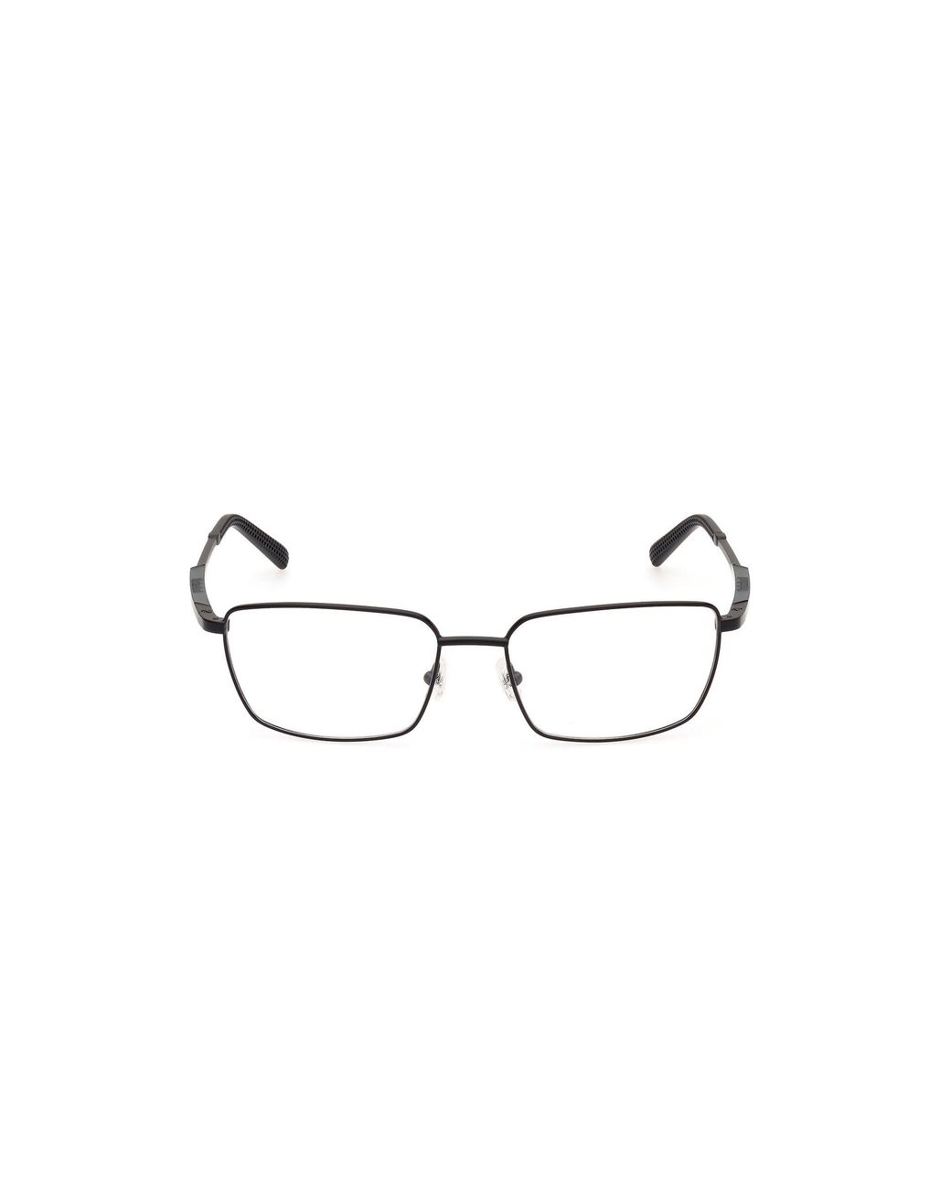 Timberland Black Tb50005 002 Optical Frames Metal Squared Normal for men