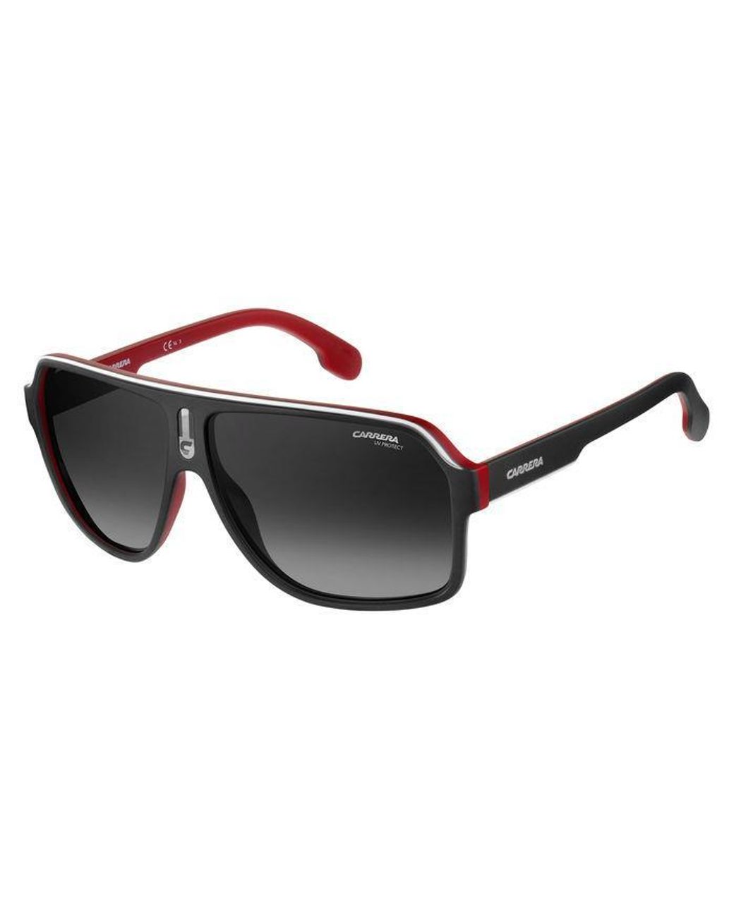 Carrera Black 1001/S Blx/9O Sunglasses Plastic Squared Shaded for men