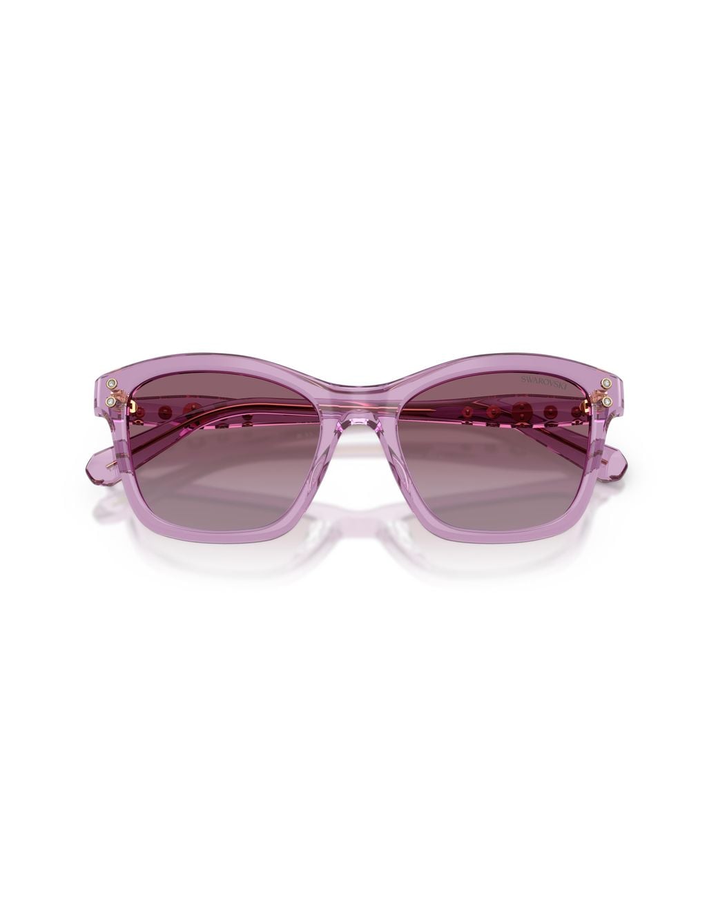 Swarovski Purple Sk6063 10968H Sunglasses Acetate Squared Normal Nuanced