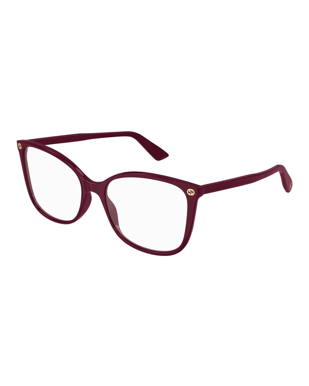 Gucci Black Gg0025O 022 Optical Frames Acetate Transparent Cat Eye