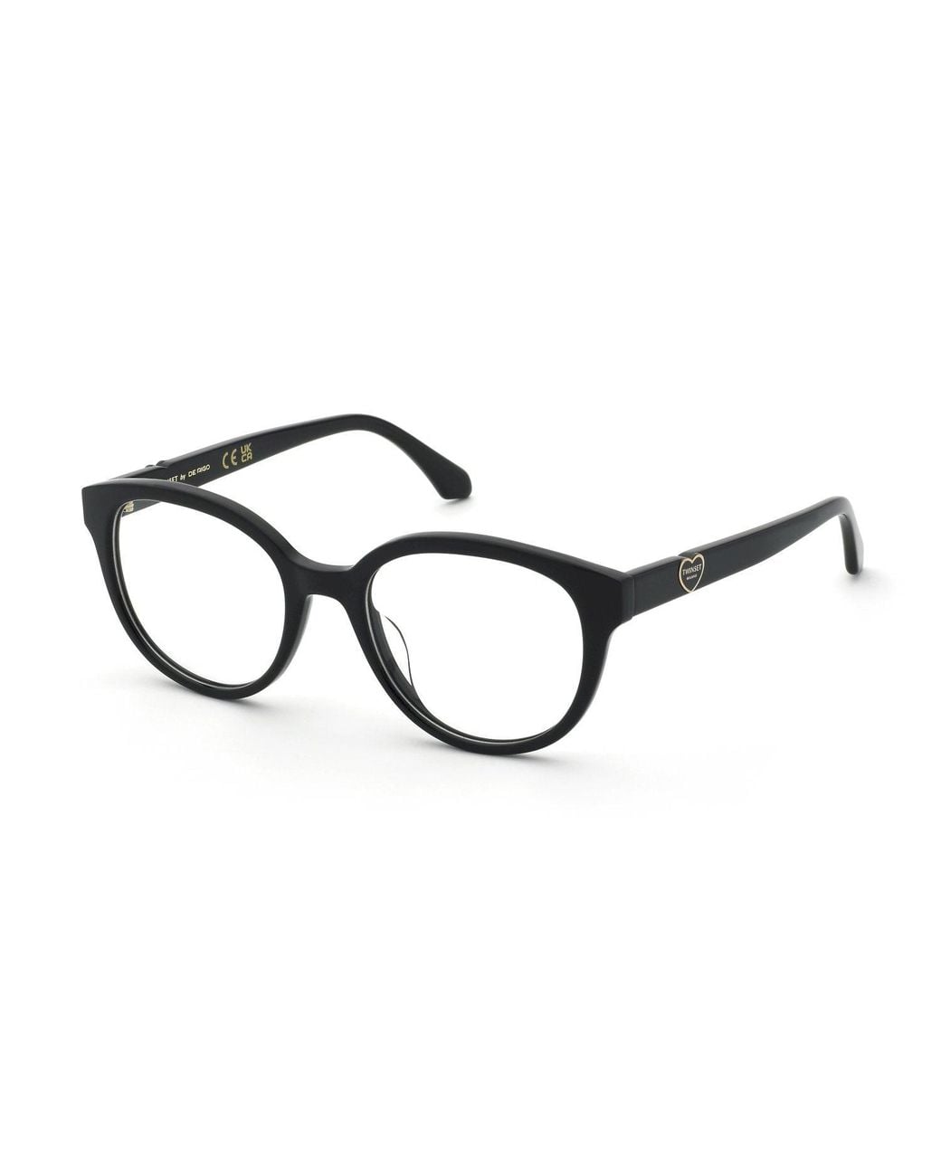Twinset Black Vtw091 700 Optical Frames Acetate Squared