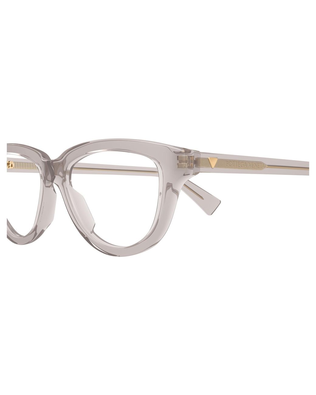 Bottega Veneta Black Bv1366O 004 Optical Frames Acetate Transparent Cat Eye