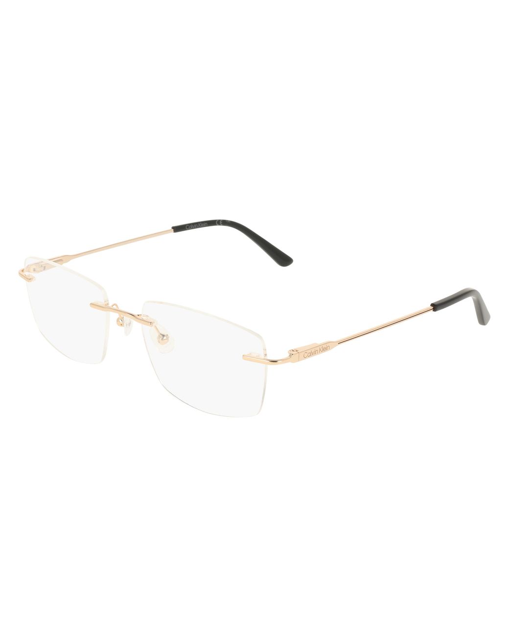 Calvin Klein Black Ck26116I 719 Optical Frames Metal Squared Normal for men