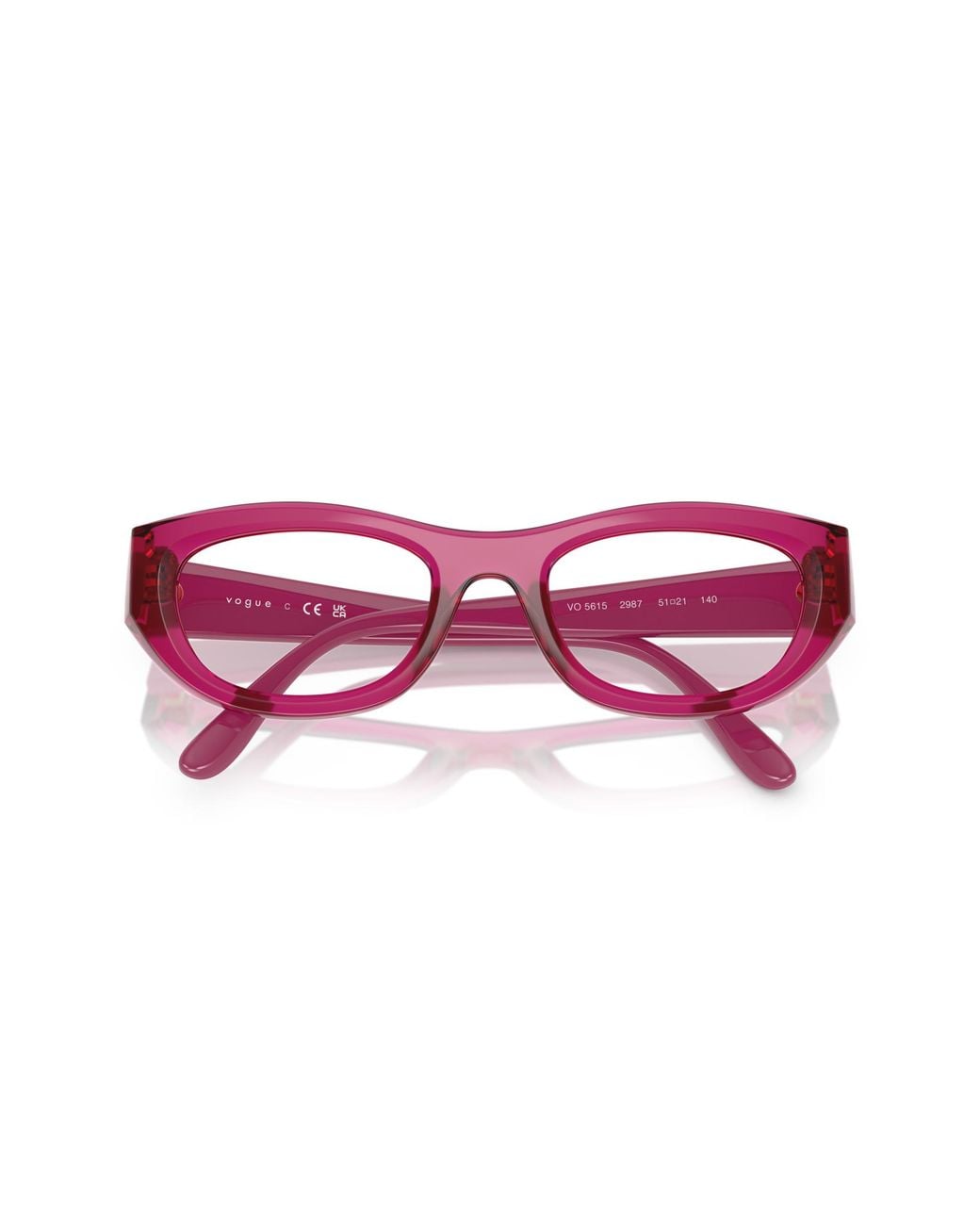 Vogue Eyewear Black Vo5615 2987 Optical Frames Nylon Cat Eye Normal
