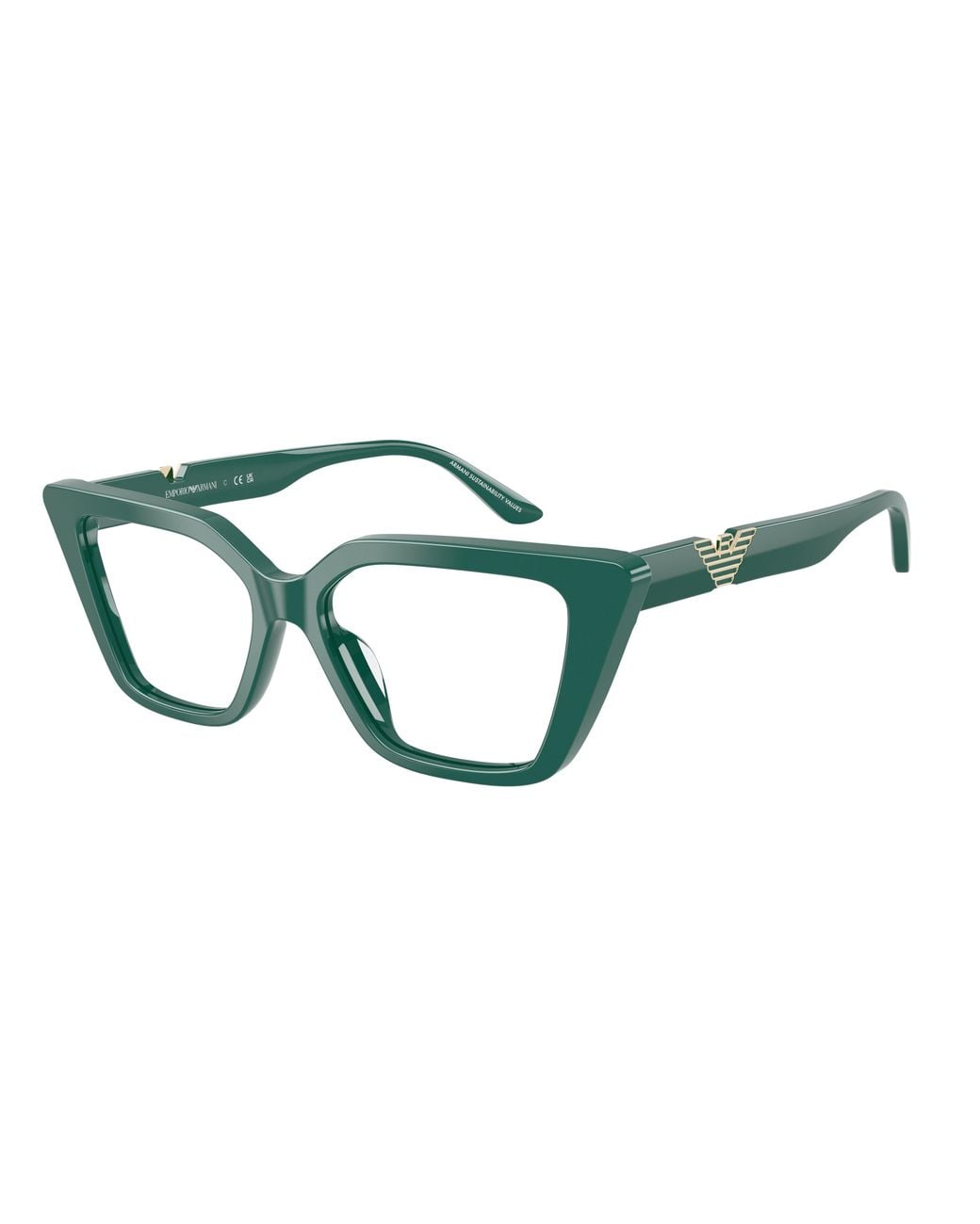 Emporio Armani Black Ea3273U 6324 Optical Frames Acetate Cat Eye Normal