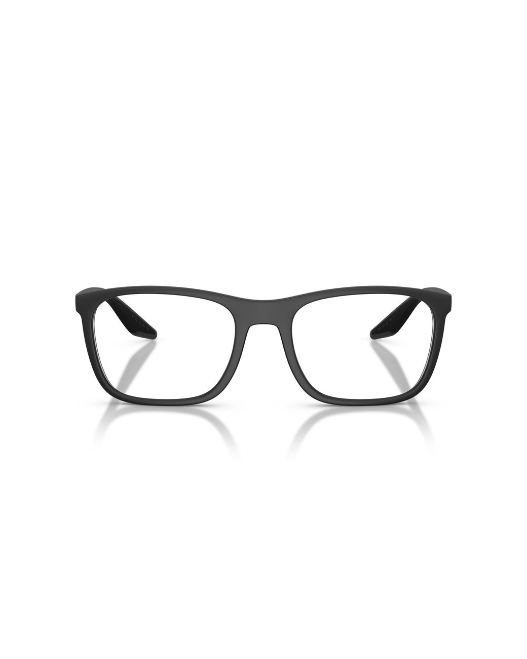 Prada Linea Rossa Black Ps 06Tv 12P1O1 Optical Frames Injected Transparent Geometric Normal for men