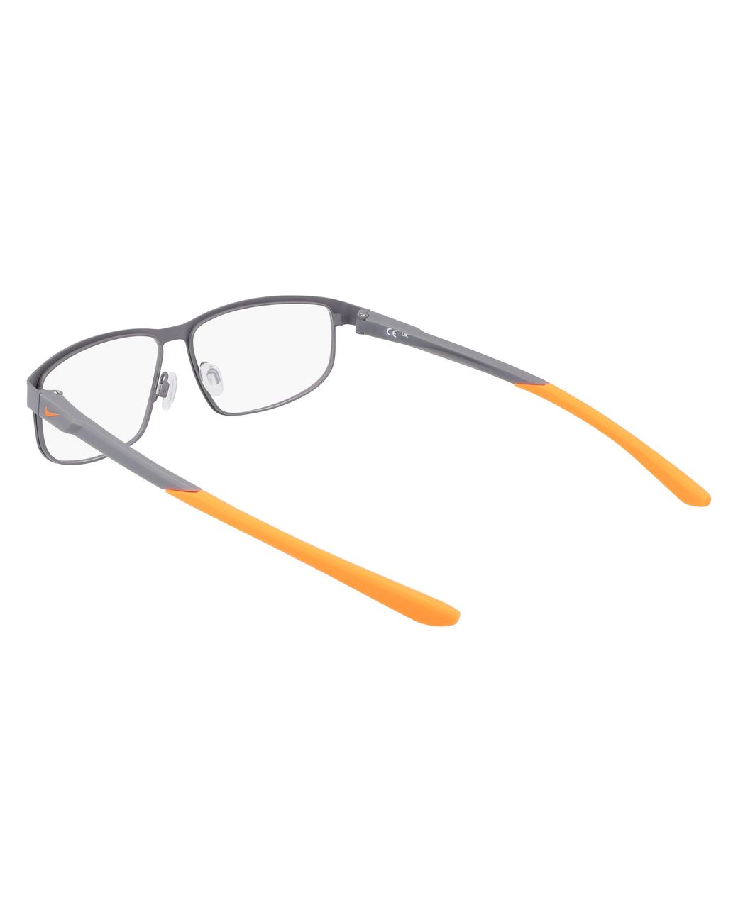 Nike Black 8157 039 Optical Frames Metal Squared Normal for men