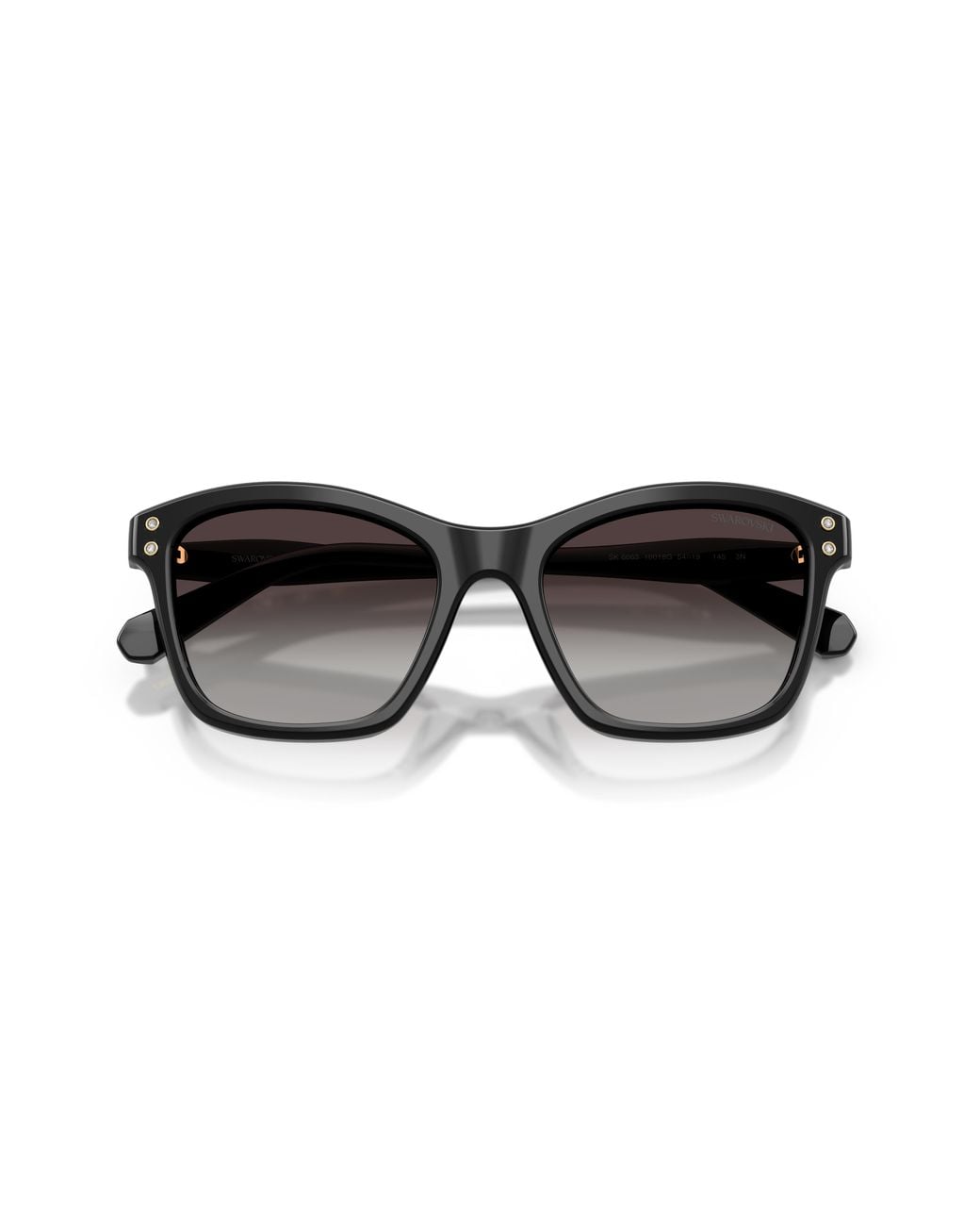 Swarovski Black Sk6063 10018G Sunglasses Acetate Squared Normal Nuanced