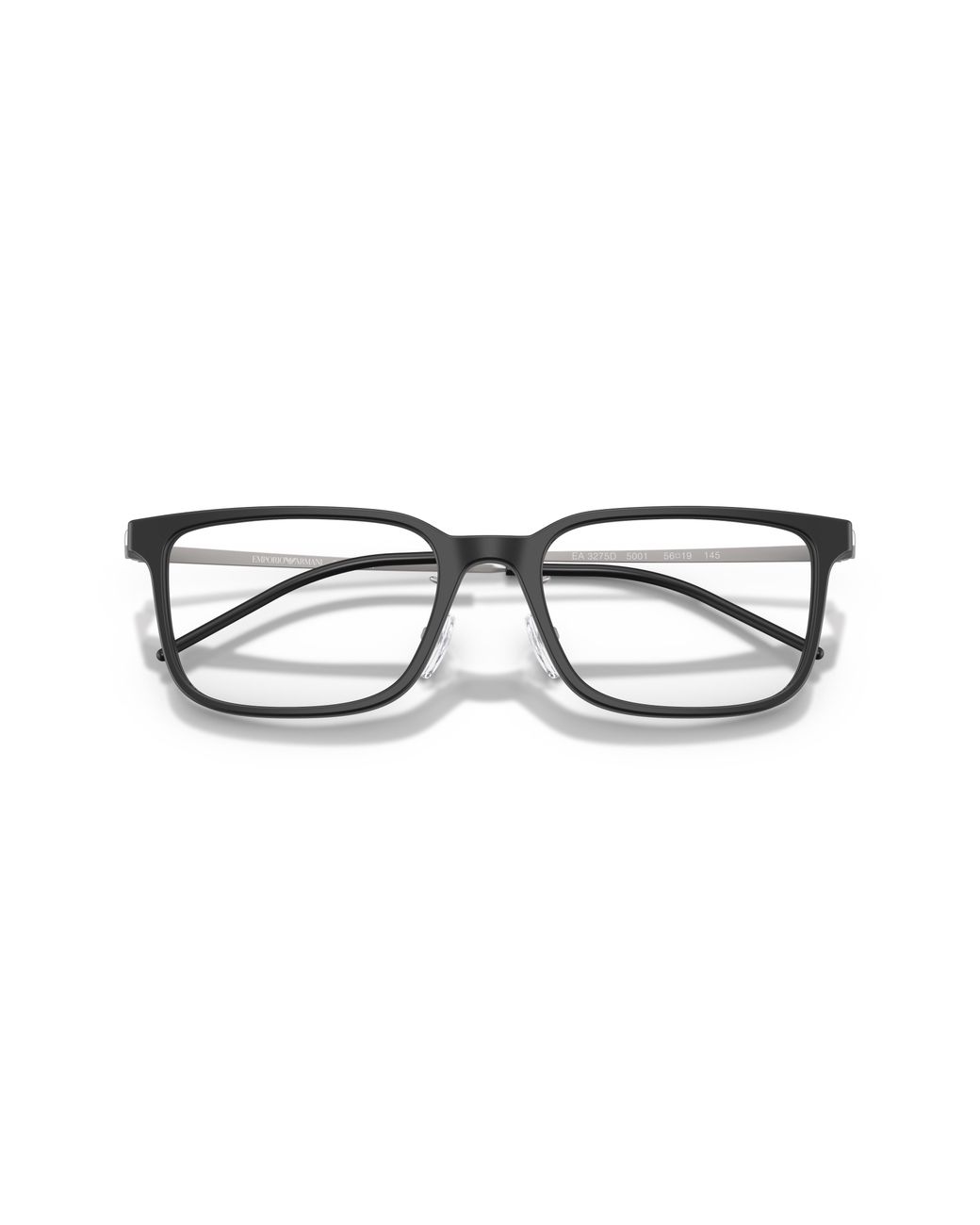Emporio Armani Black Ea3275D 5001 Optical Frames Acetate Squared Normal for men