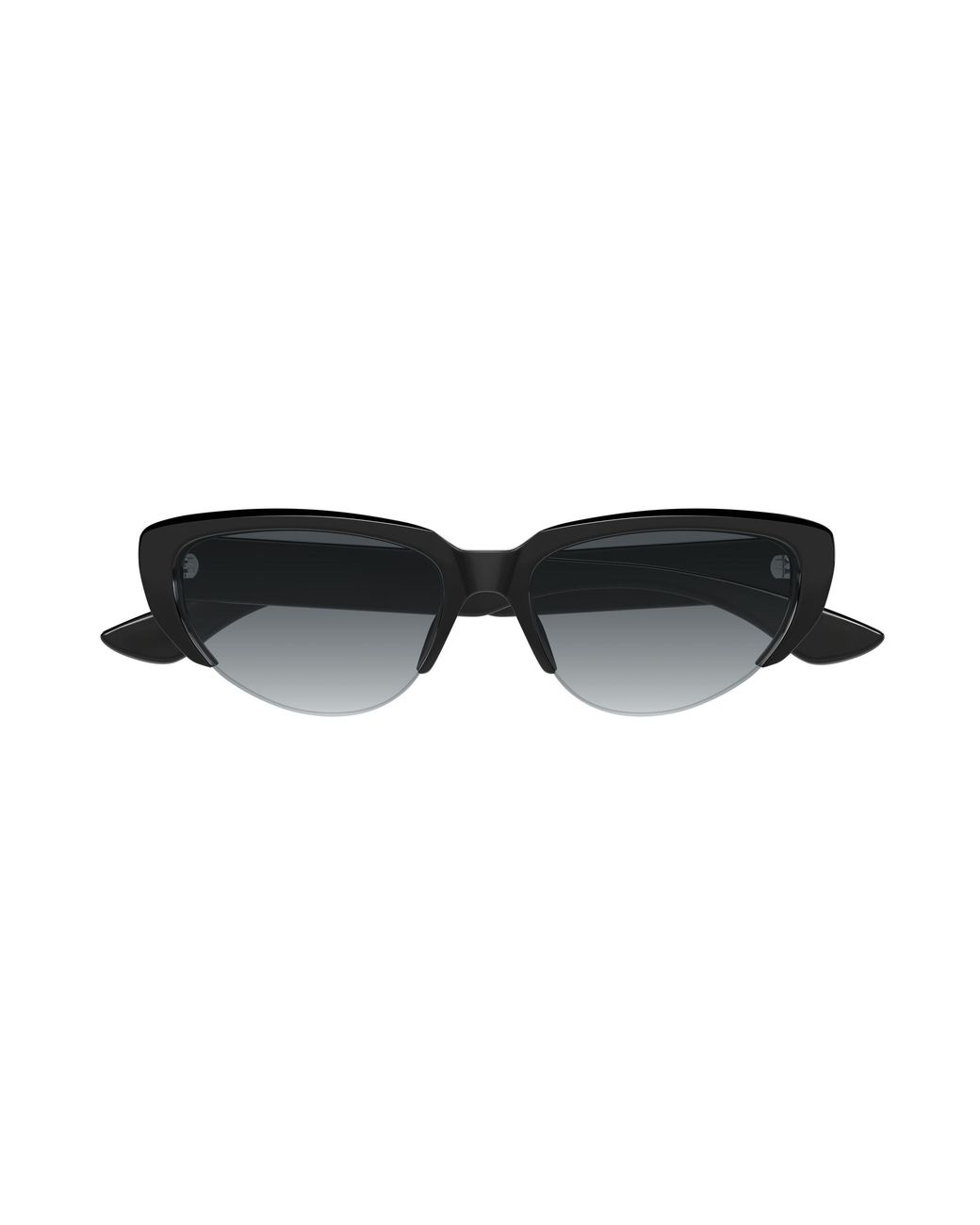 McQueen Black Am0533S 001 Sunglasses Acetate Cat Eye