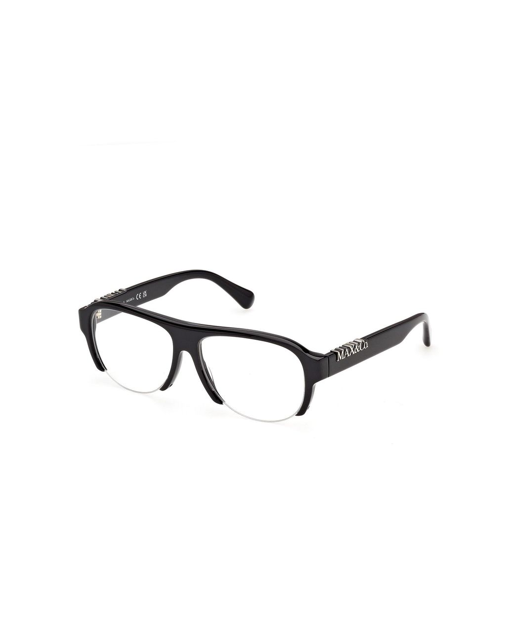 MAX&Co. Black Mo5231 1 Optical Frames Acetate Pilot Normal
