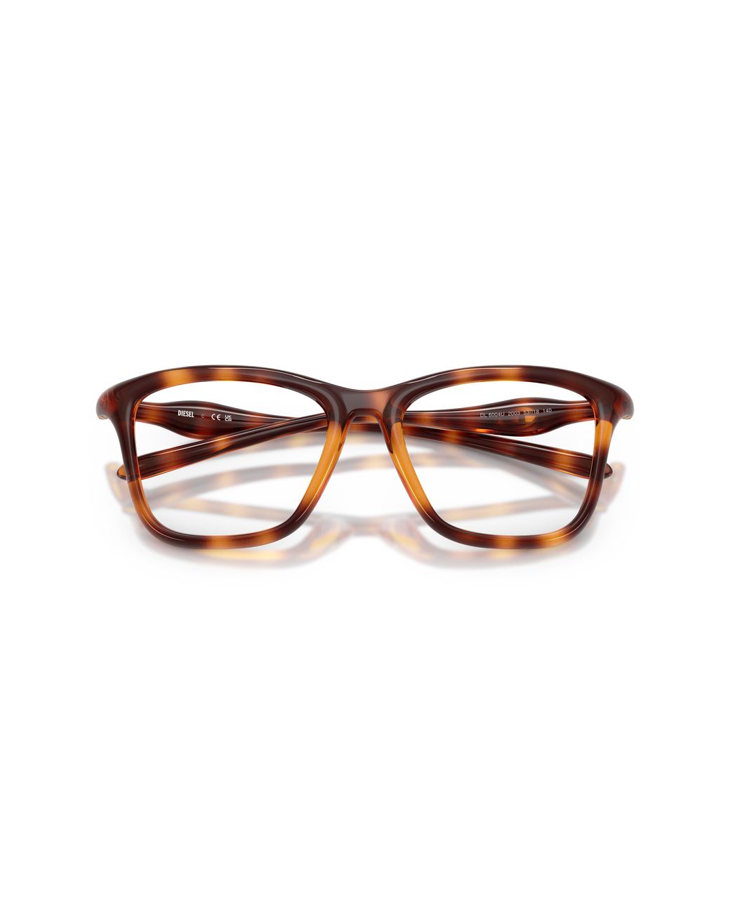 DIESEL Black Dl6004U 2003 Optical Frames Injected Squared Normal