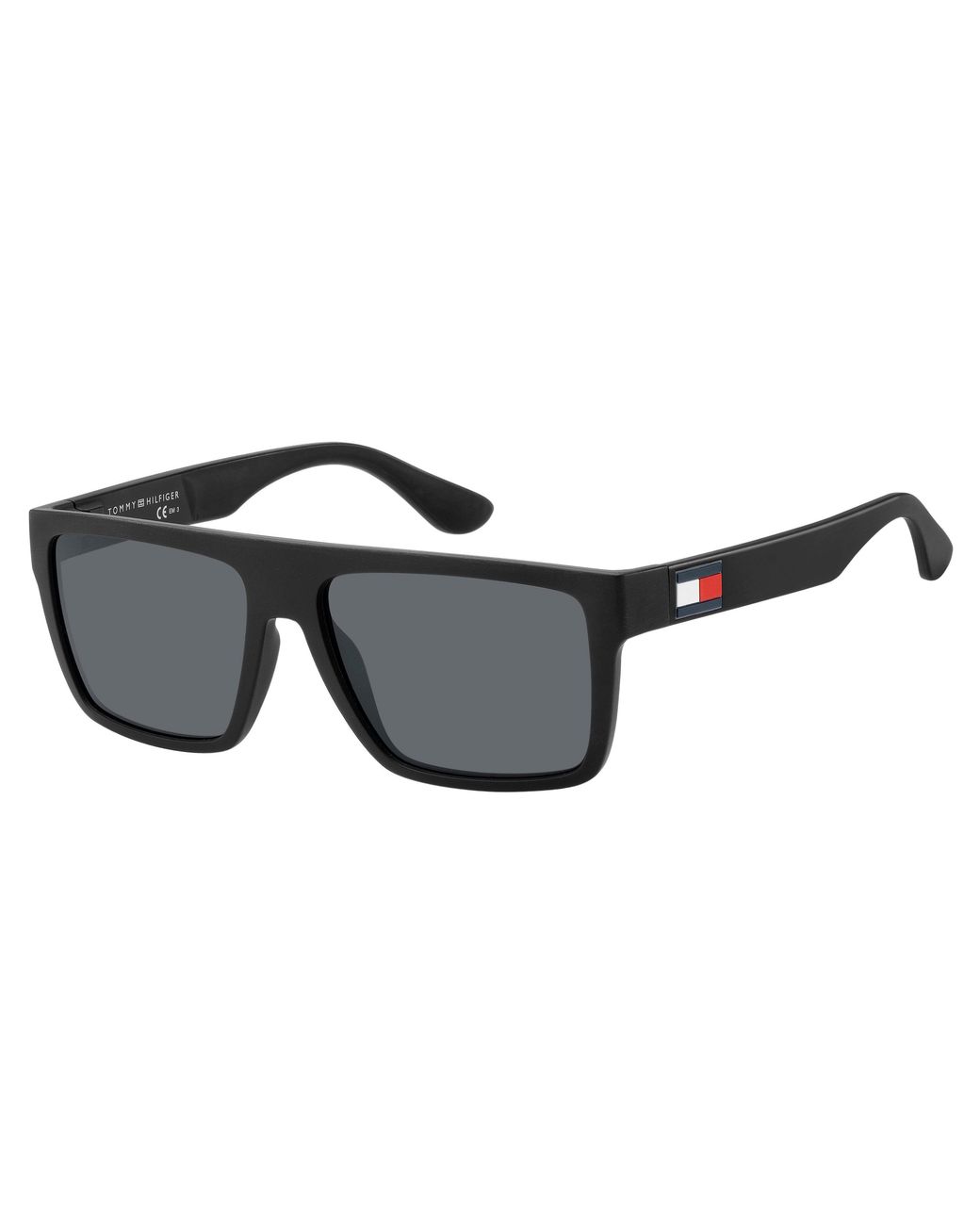 Tommy Hilfiger Black Th 1605/S 003/Ir Sunglasses Plastic Squared Normal for men