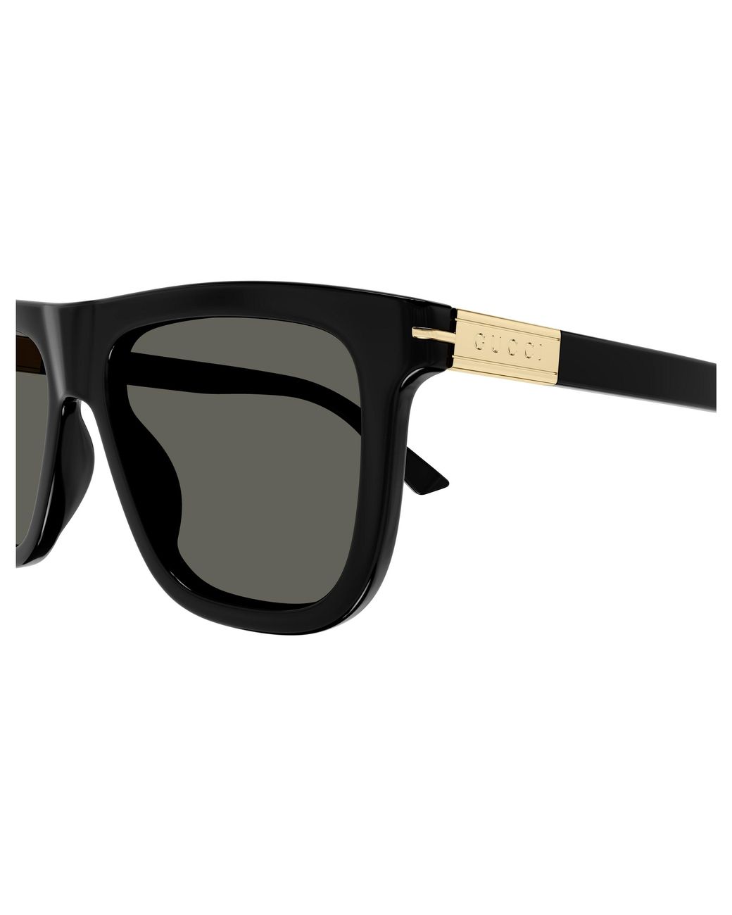 Gucci Black Gg1502S 001 Sunglasses Acetate Squared for men