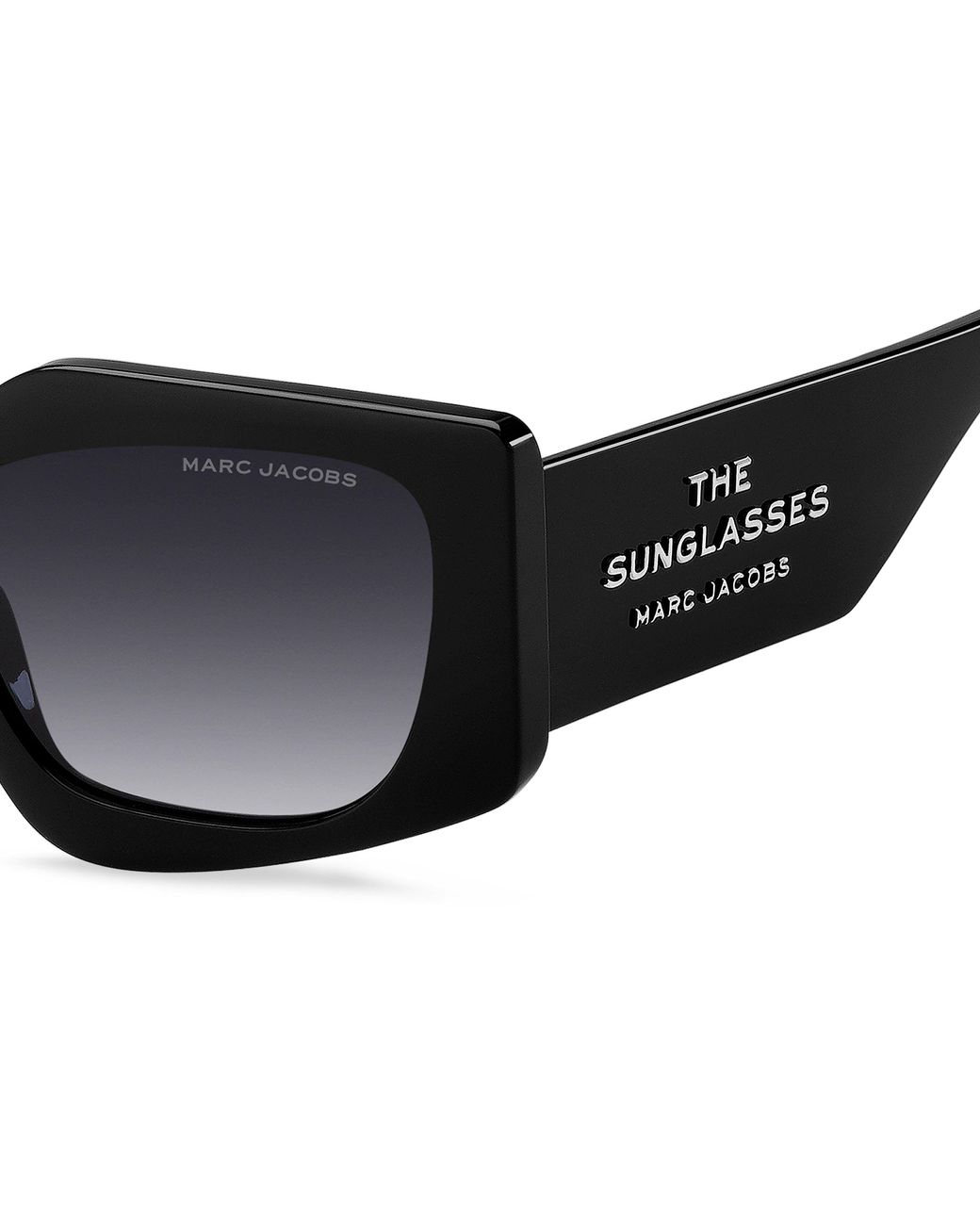 Marc Jacobs Black Marc 774/S 807/9O Sunglasses Polyamide Squared Normal Shaded