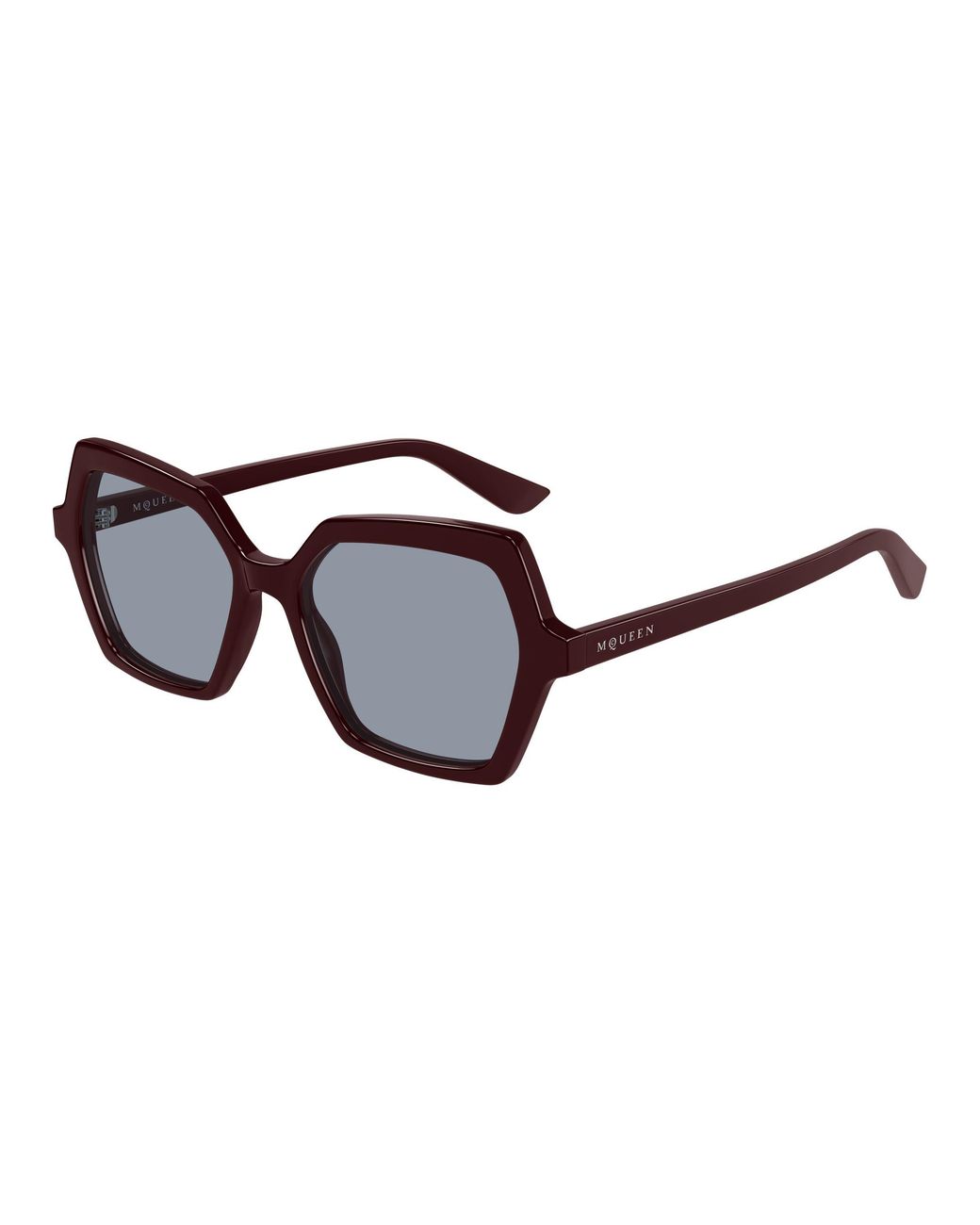 McQueen Black Am0537S 004 Sunglasses Acetate Light Geometric
