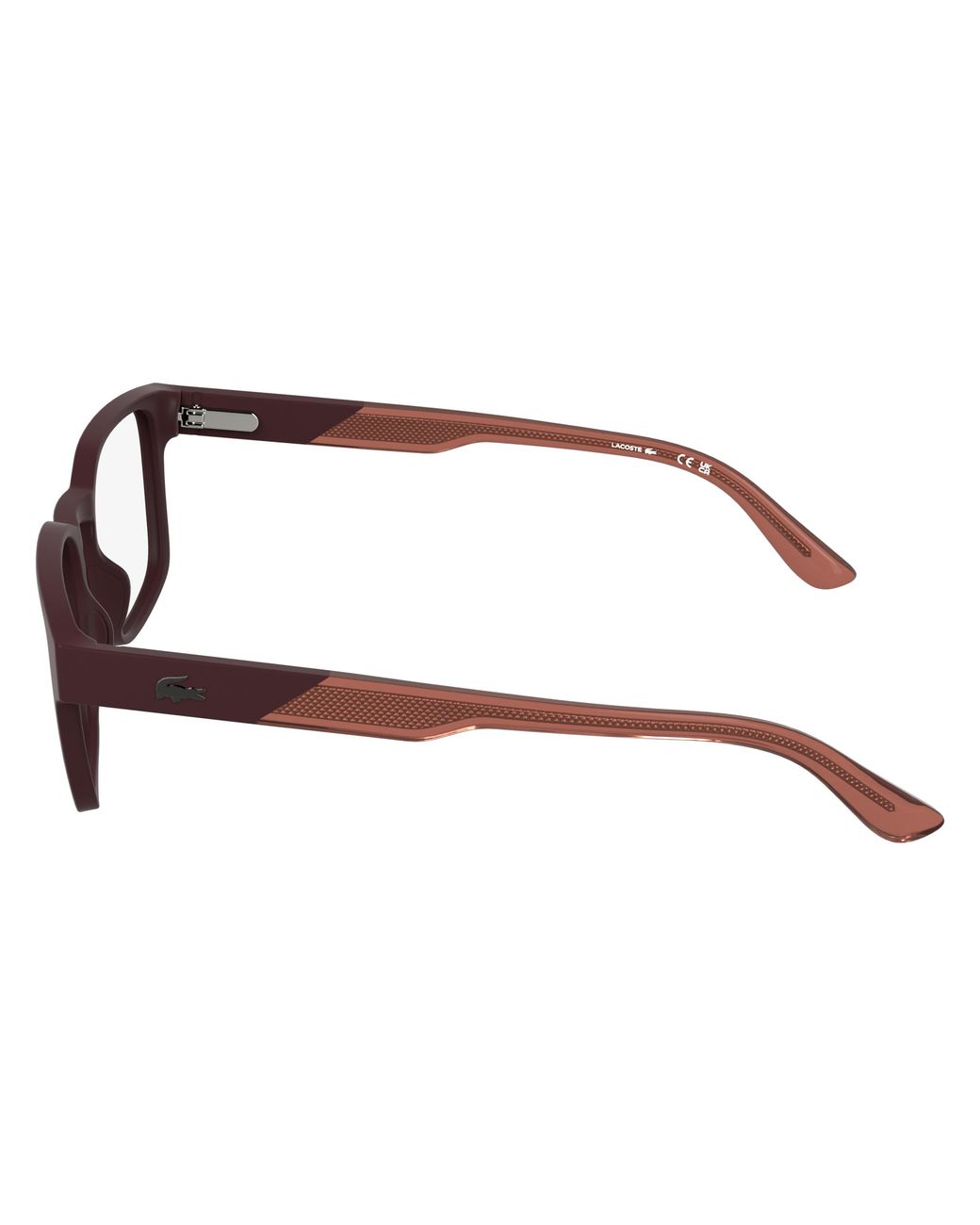 Lacoste Black L4010 601 Optical Frames Bio-Injected Squared Normal for men