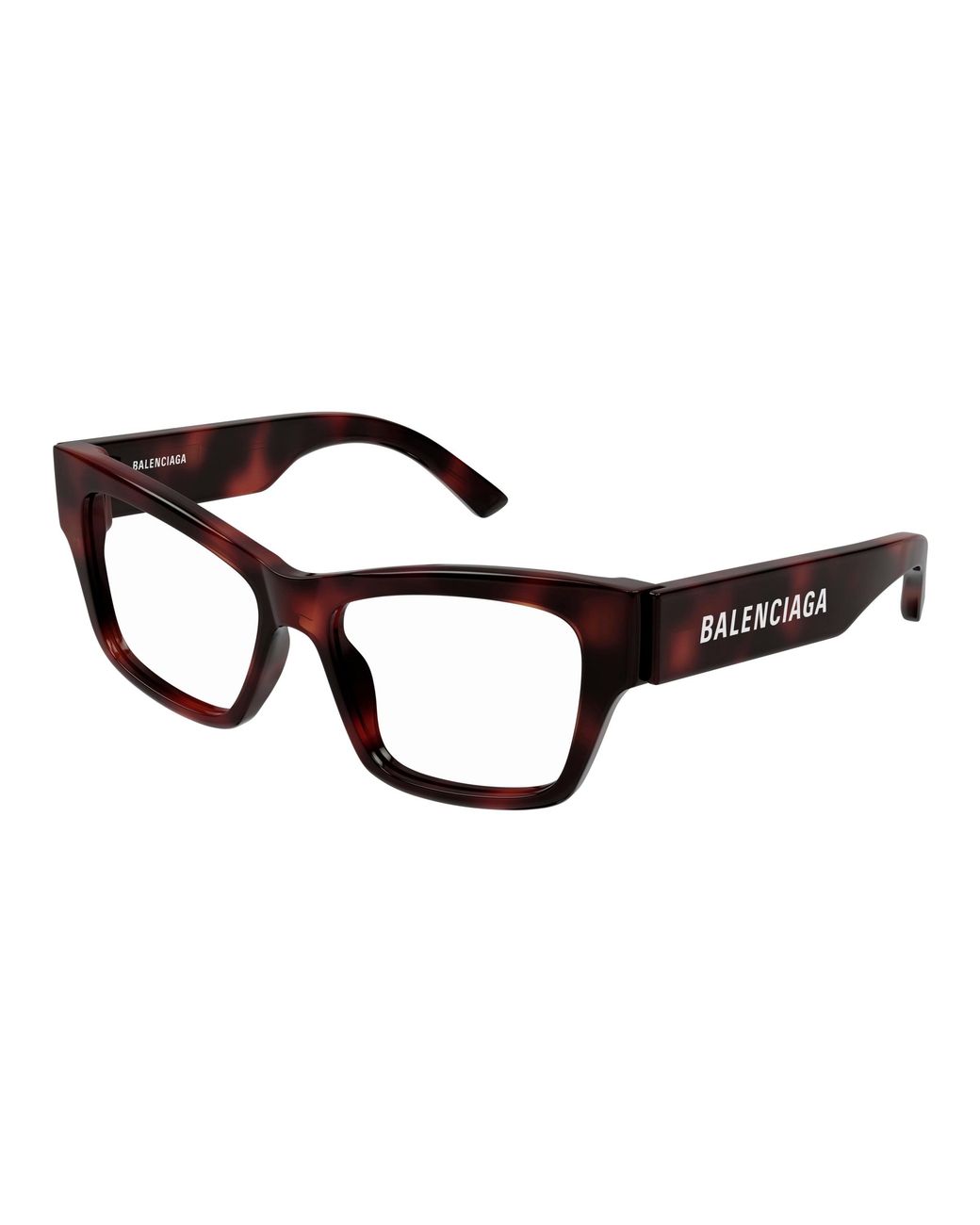 Balenciaga Black Bb0378O 002 Optical Frames Acetate Transparent Cat Eye