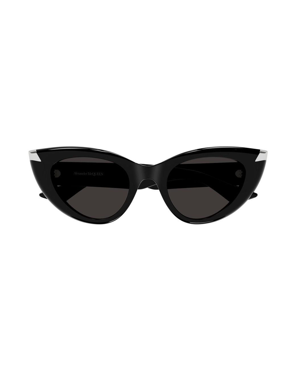 McQueen Black Am0442S 001 Sunglasses Acetate Cat Eye
