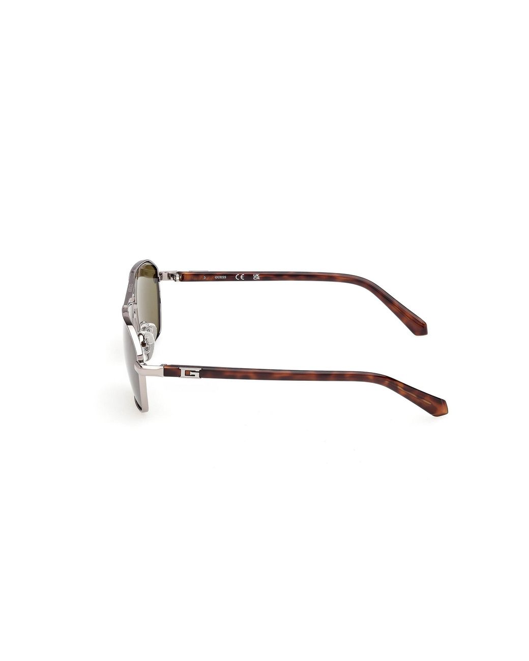 Guess Black Gu00301 08N Sunglasses Metal Squared Normal for men