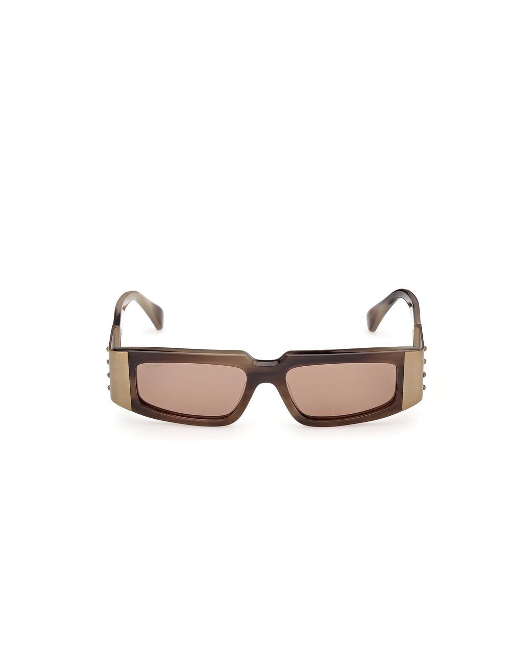 Max Mara Black Mm0217 62E Sunglasses Acetate Squared Normal