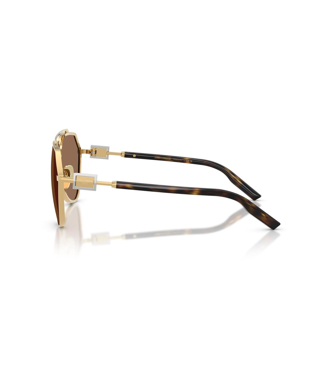 Dolce & Gabbana Black Dg2315 02/73 Sunglasses Metal Pilot Normal for men