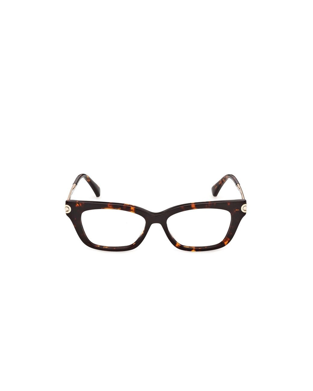 Max Mara Black Mm5253 52 Optical Frames Acetate Squared Normal