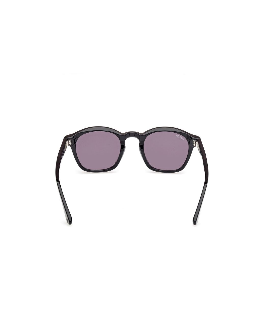 Web Black We0384 05A Sunglasses Acetate Smoke Round Normal for men