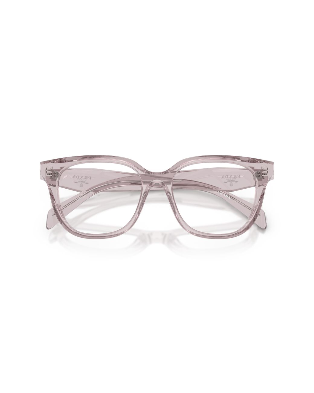 Prada Black Pr C11V 12W1O1 Optical Frames Acetate Transparent Butterfly Normal