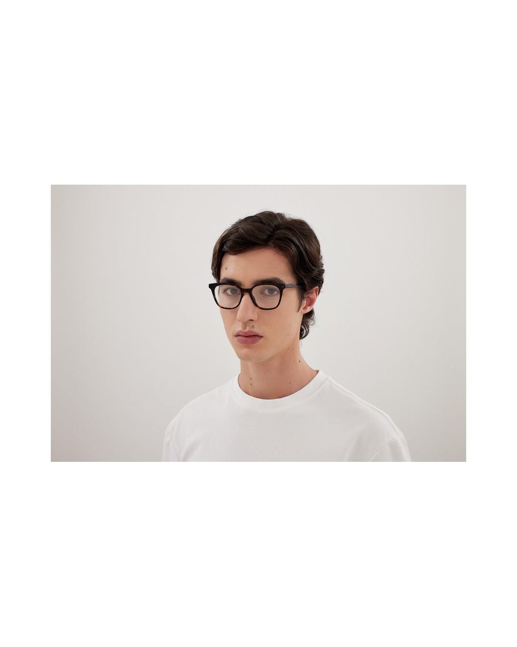 Gucci Black Gg1821O 002 Optical Frames Acetate Transparent Round for men