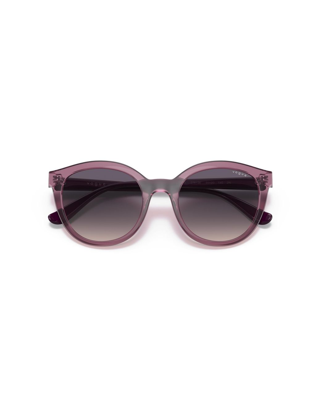 Vogue Eyewear Black Vo5427S 276136 Sunglasses Injected Round Normal Shaded