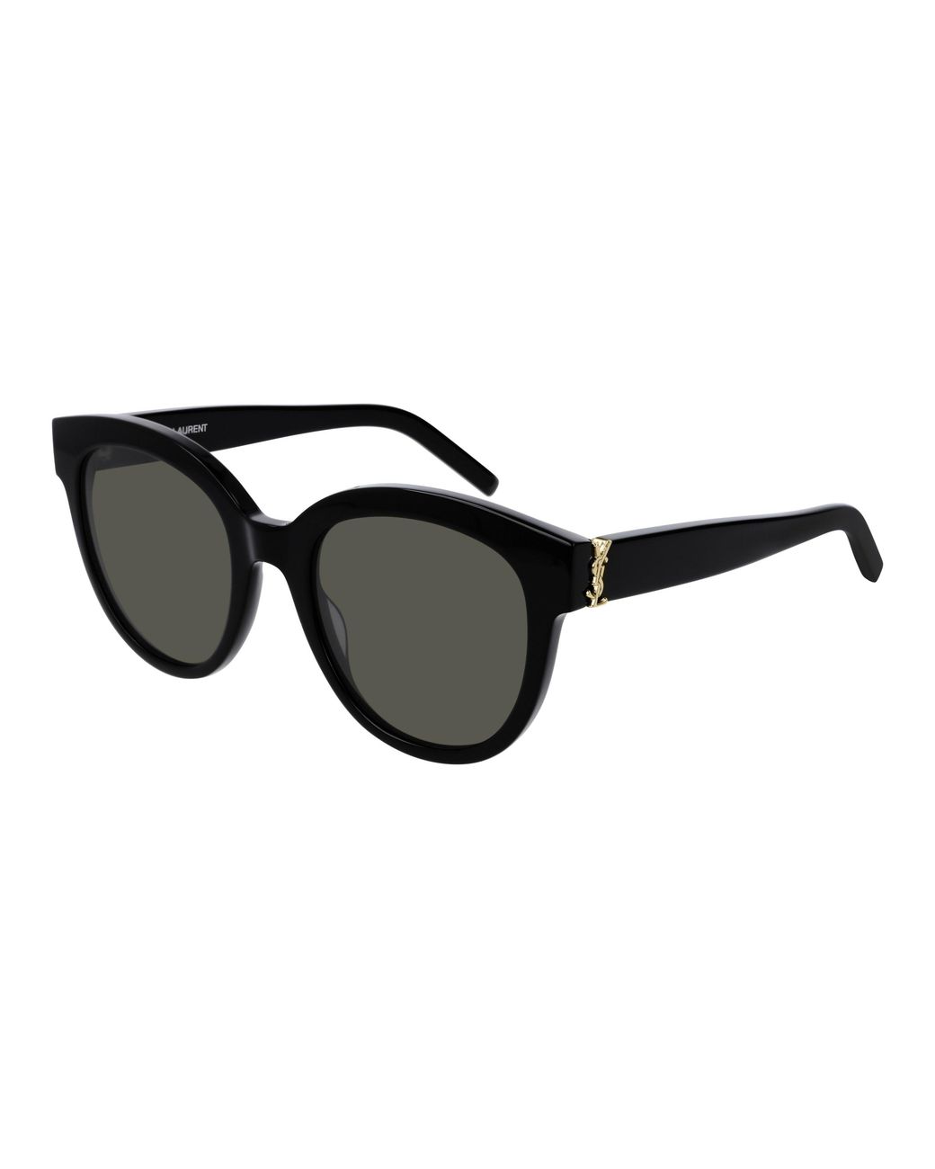 Saint Laurent Black Sl M29 003 Sunglasses Acetate Round
