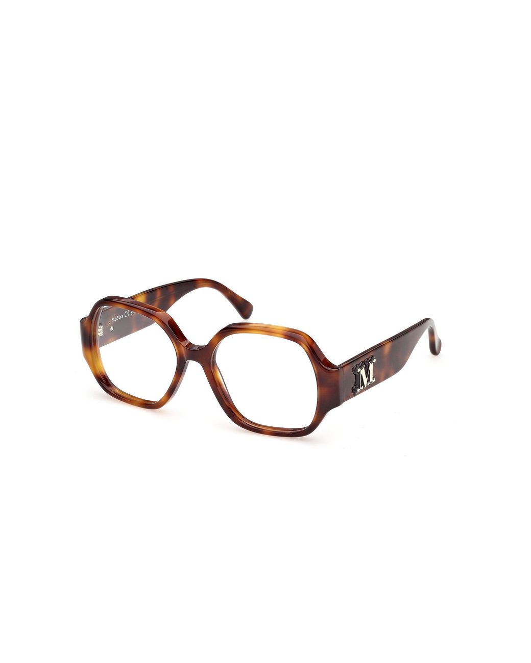 Max Mara Black Mm5252 52 Optical Frames Acetate Geometric Normal