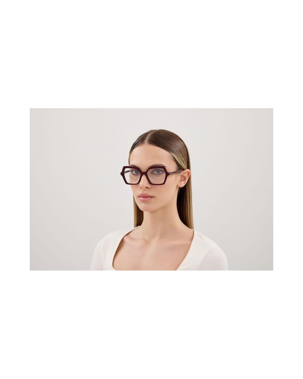 McQueen Black Am0537O 004 Optical Frames Acetate Transparent Geometric