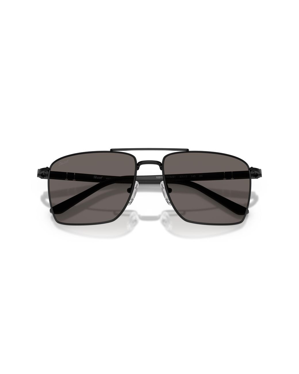 Persol Black Po1031S 1078B1 Sunglasses Steel Squared Normal