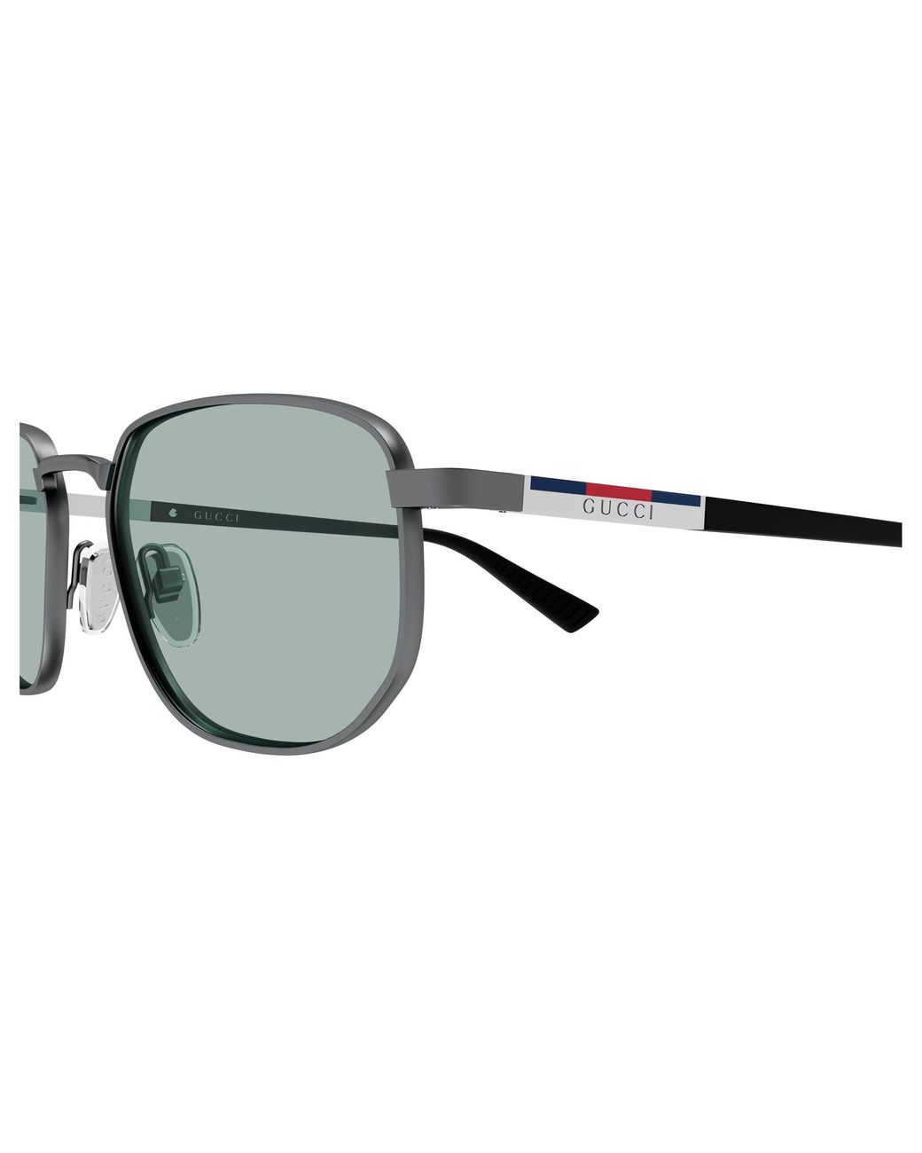 Gucci Black Gg2093S 002 Sunglasses Metal Squared for men