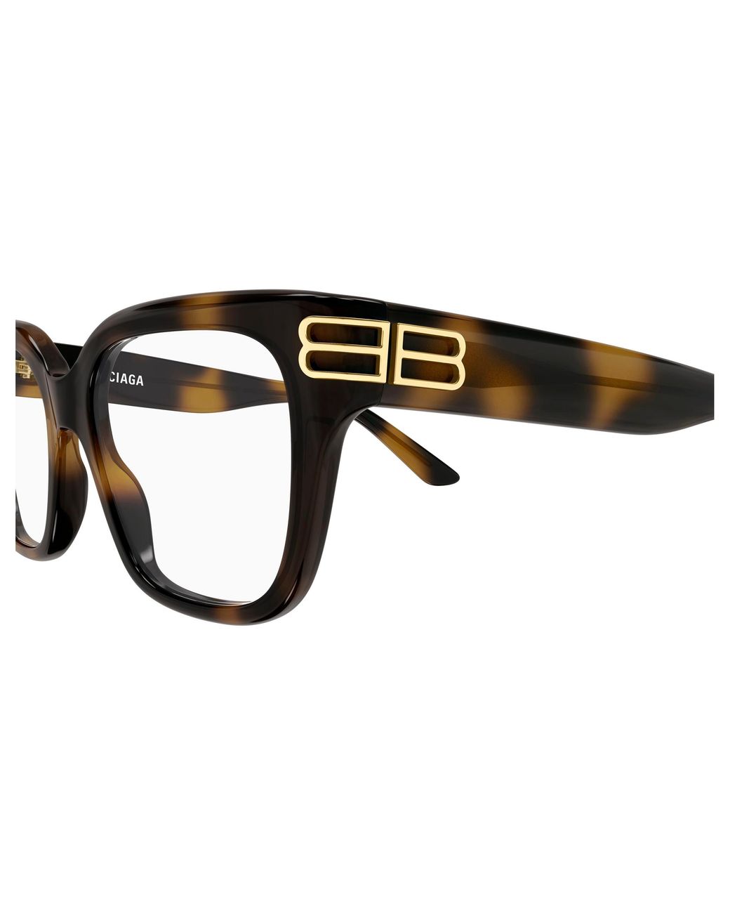 Balenciaga Black Bb0437O 008 Optical Frames Acetate Transparent Squared