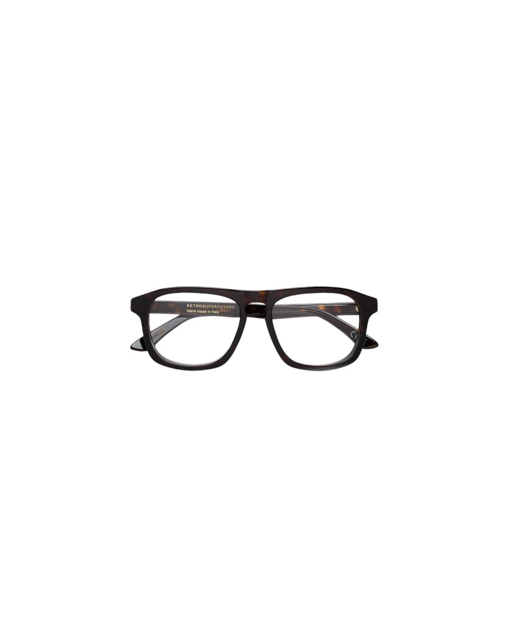 Retrosuperfuture Black 66D Numero 123 3627 Optical Frames Acetate Squared