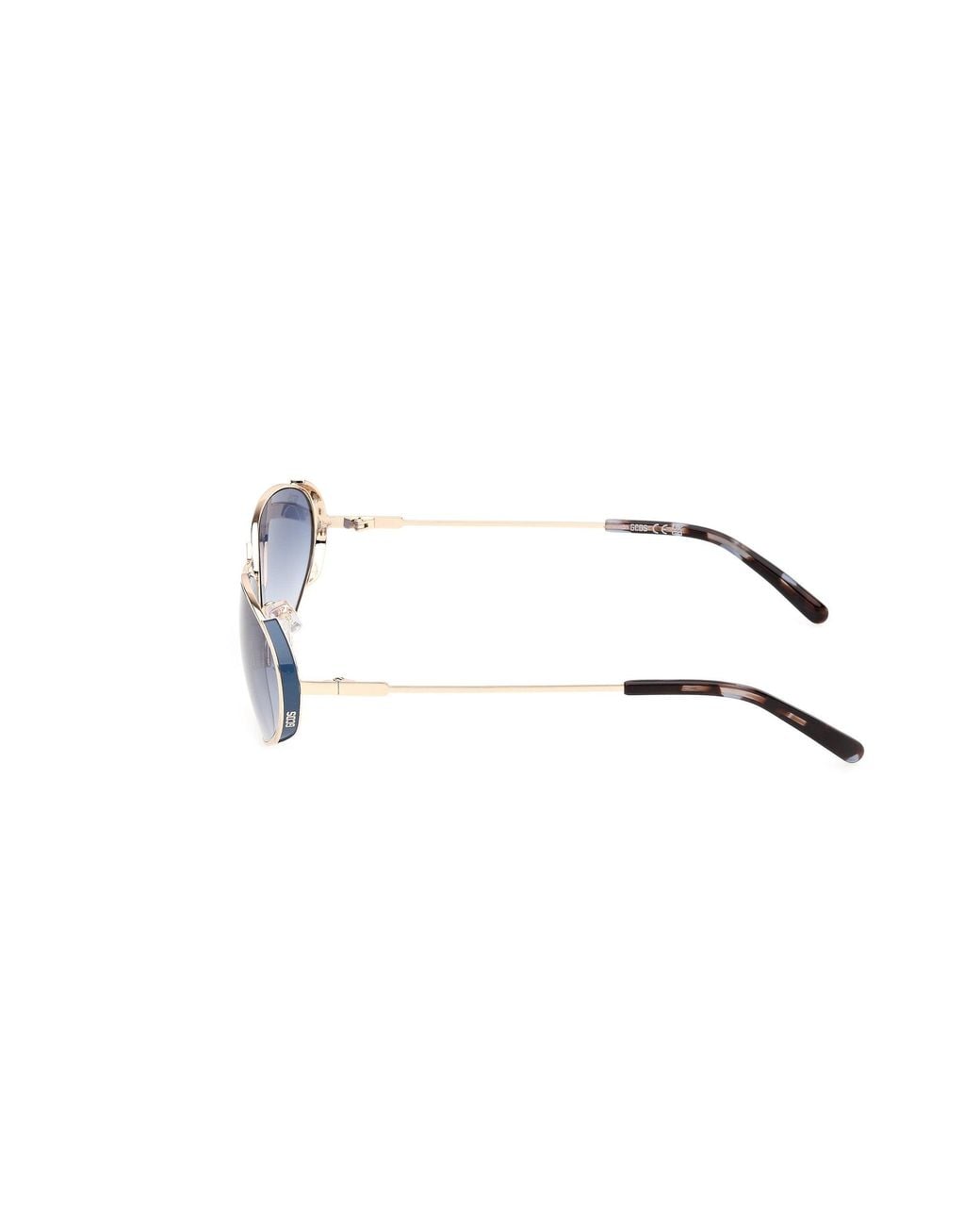 Gcds Black Gd0082 32W Sunglasses Metal Round Normal