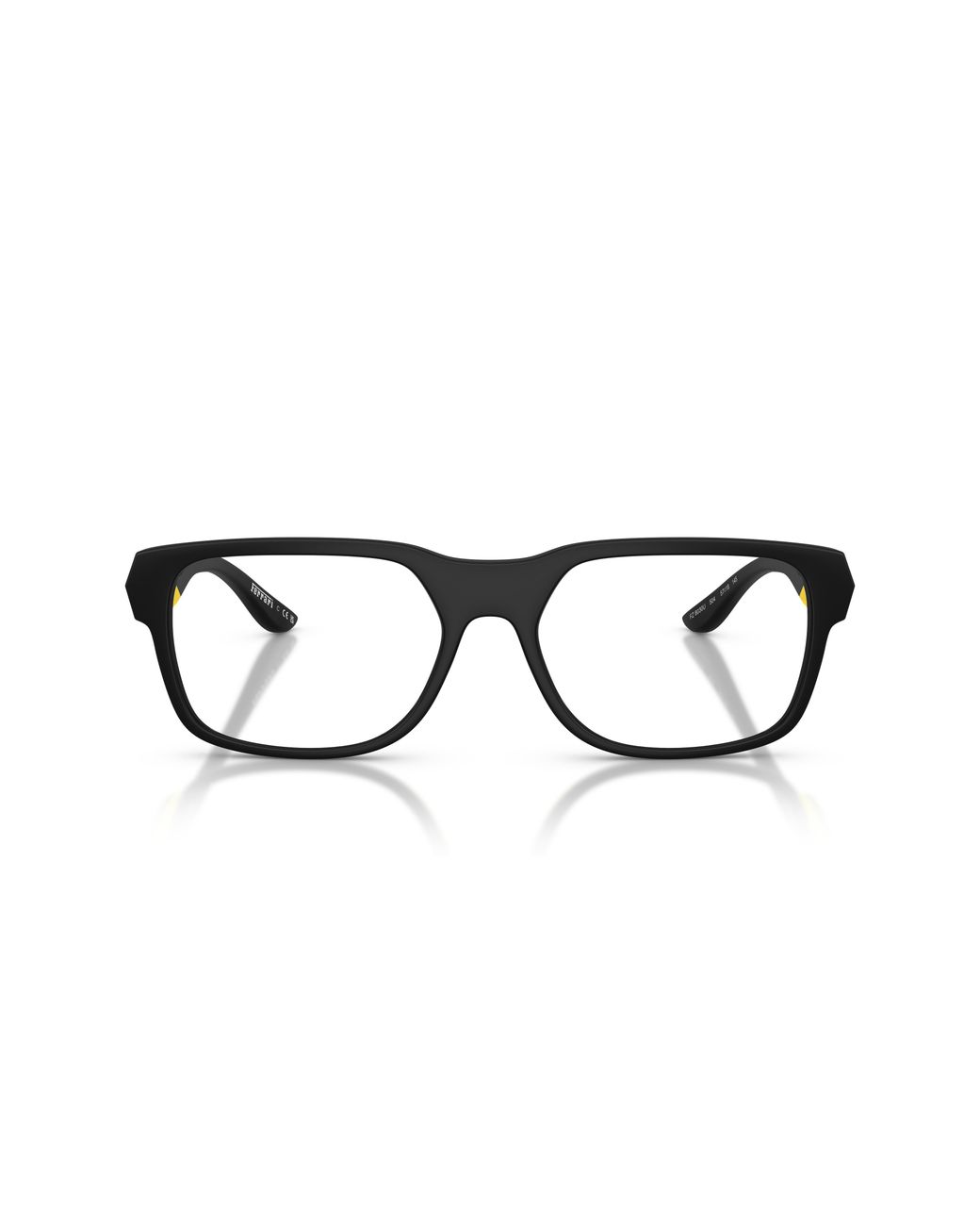 FERRARI SCUDERIA Black Fz8030U 504 Optical Frames Injected Transparent Geometric Normal for men