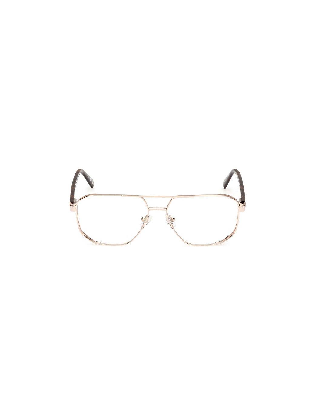 Guess Black Gu50135 32 Optical Frames Metal Squared Normal for men