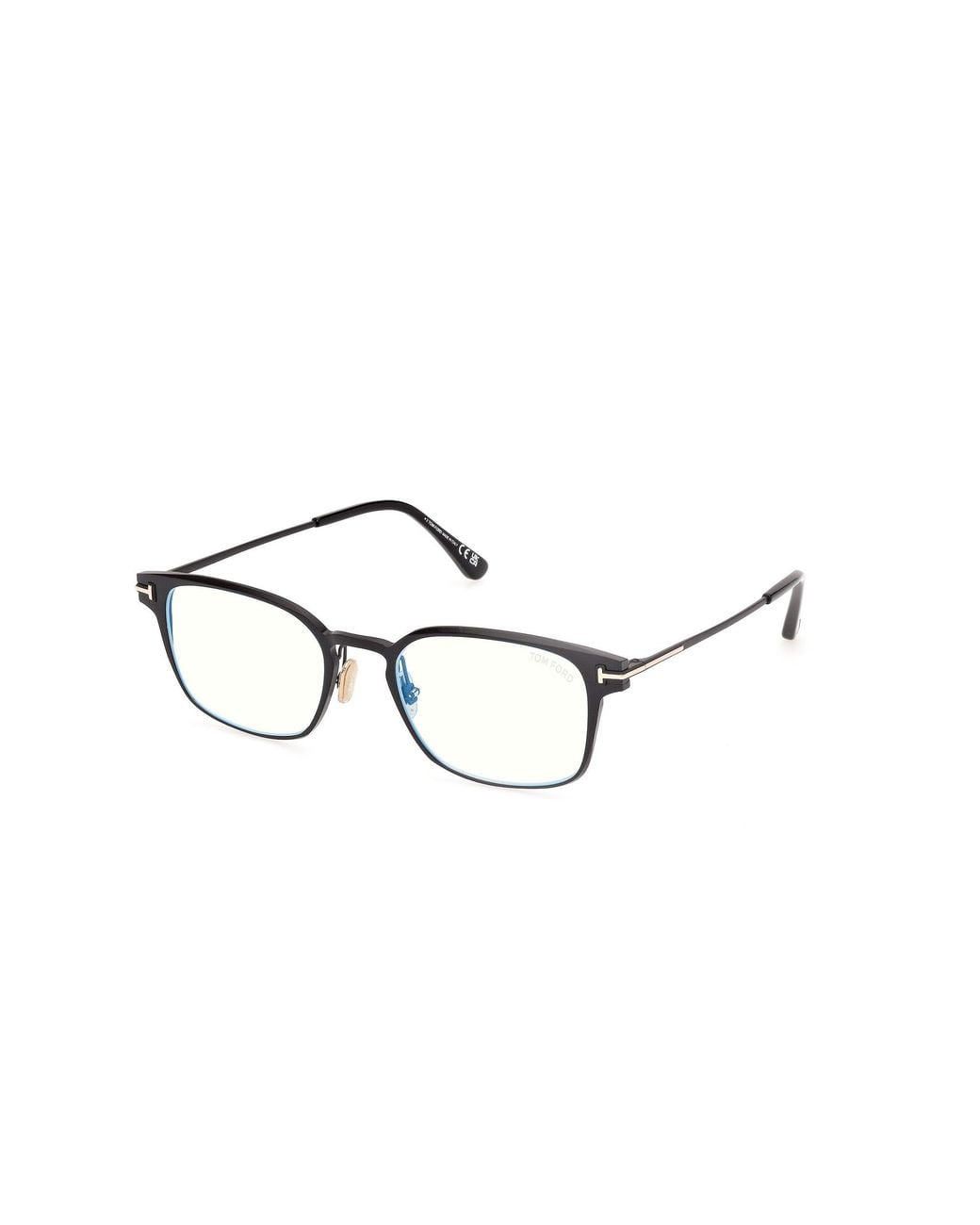 Tom Ford Black Ft6187-B 5 Optical Frames Metal Squared Normal for men