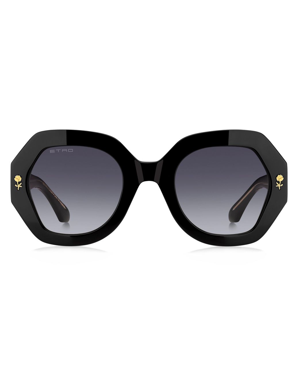Etro Black 0009/S 807/9O Sunglasses Acetate Geometric Normal Shaded