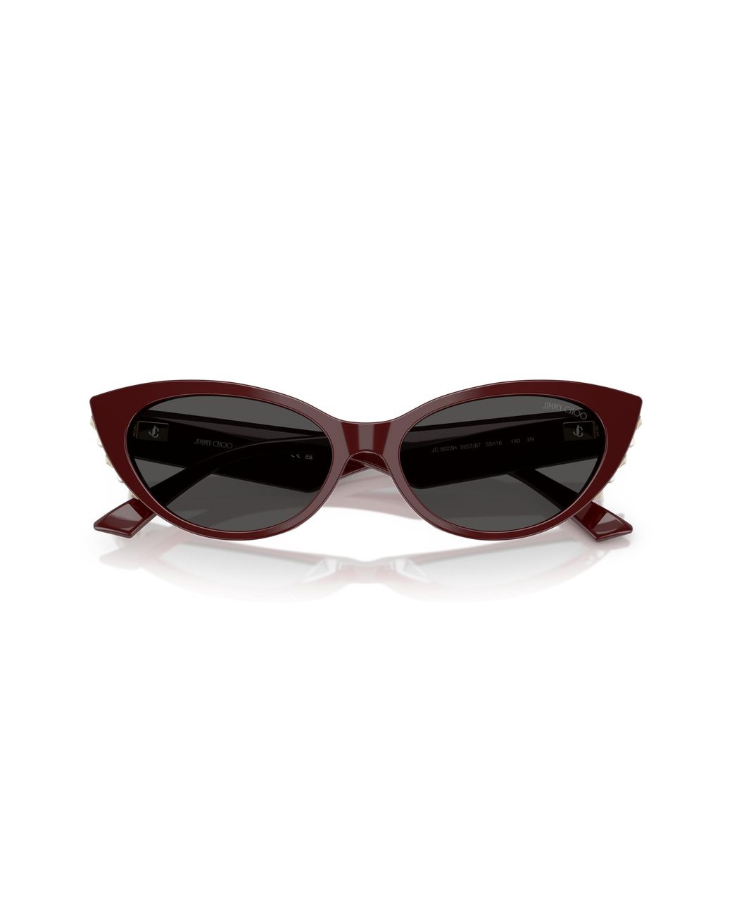 Jimmy Choo Black Jc5023H 505787 Sunglasses Acetate Cat Eye Normal