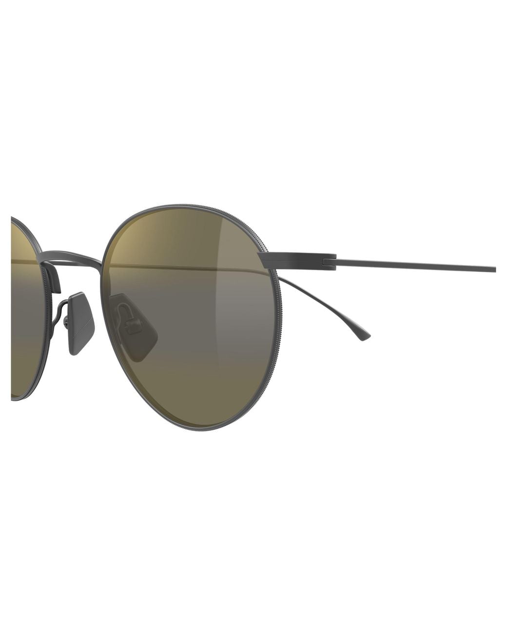 Maui Jim Black Mj0691S 002 Occhiali Da Sole Titanio Bronzo Rotonda