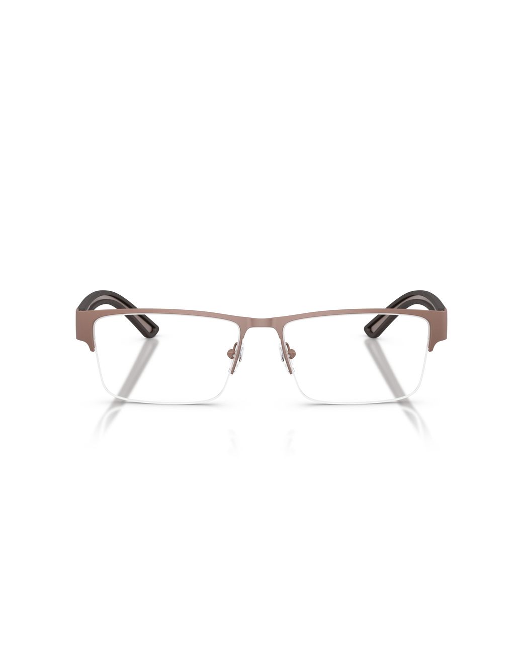 Emporio Armani Black Ea1182 3010 Optical Frames Metal Transparent Squared Normal for men