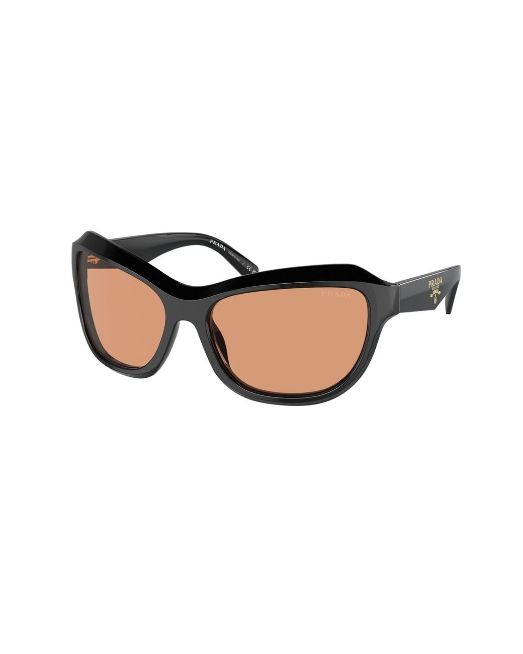 Prada Black Pr A27S 16K07V Sunglasses Acetate Butterfly Normal