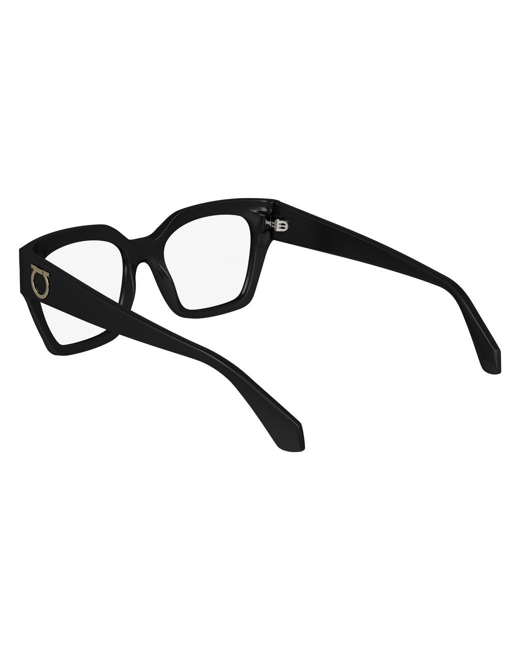 Ferragamo Black Sf2983 001 Optical Frames Acetate Squared Normal Normal