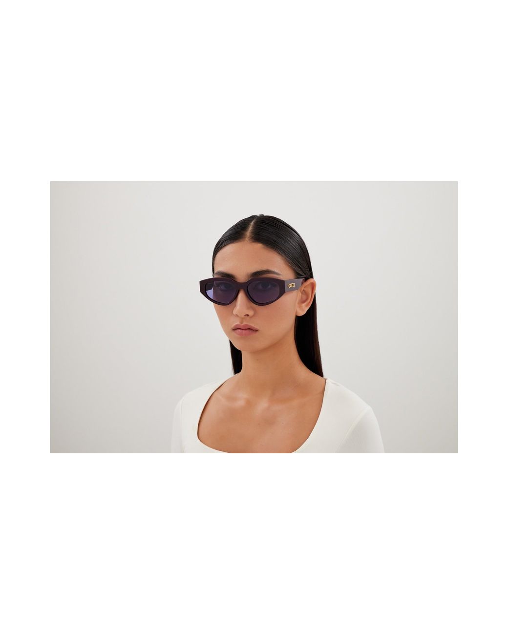 Gucci Black Gg1845Sa 004 Sunglasses Acetate Cat Eye